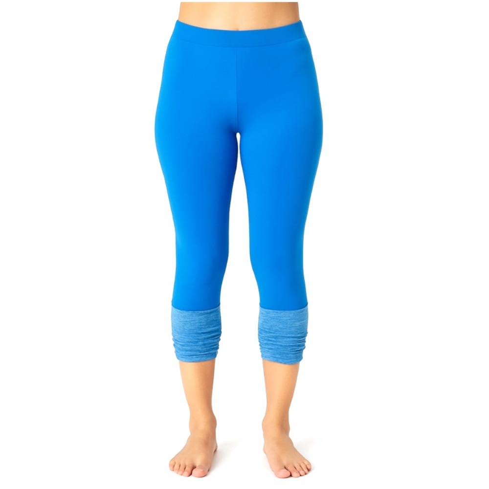 NIKIBIKI Blue Cropped Leggings Capri One Size Seamless